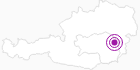 Accommodation Bauernhof Kroisleitner in the East Styria: Position on map