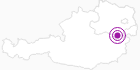 Unterkunft Stuppacherhof in den Wiener Alpen in Niederösterreich: Position auf der Karte