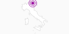 Accommodation Hotel Villa Aurora in San Martino, Primiero, Vanoi: Position on map
