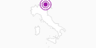 Unterkunft Lupo Bianco im Fassatal: Position auf der Karte