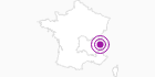 Unterkunft Meublé Denis ROLLIER in Savoyen: Position auf der Karte