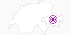 Unterkunft Chalet Conzen in Davos Klosters: Position auf der Karte