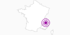 Accommodation Bremond Rene in Hautes-Alpes: Position on map