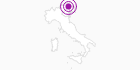 Accommodation Hotel Bellevue in Belluno: Position on map