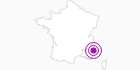 Unterkunft Hotel Le Chalet d´Auron in Alpes-Maritimes: Position auf der Karte