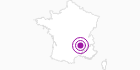 Accommodation App. Seror j. Pierre in Hautes-Alpes: Position on map