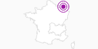 Unterkunft La Ferme du Molliet in Savoyen: Position auf der Karte