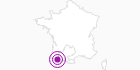 Unterkunft Hôtel-Restaurant L´Amoulat in den Pyrenäen: Position auf der Karte