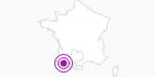 Unterkunft Hôtel-Restaurant Le Clos Gourmand in den Pyrenäen: Position auf der Karte