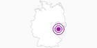 Accommodation Pension Schmiedel in the Ore Mountains: Position on map