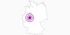 Accommodation Pension Schnorbus in the Sauerland: Position on map