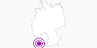 Webcam Schauinsland top station in the Black Forest: Position on map