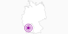 Accommodation Gasthof Zum Bernstein in the Black Forest: Position on map