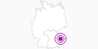 Accommodation Pension Paradies in the Bavarian Forest: Position on map