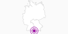 Unterkunft Bergbauernhof Weber im Allgäu: Position auf der Karte
