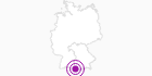 Accommodation Haflingerhof und Kematsried in the Allgäu: Position on map