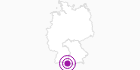 Webcam Oberstaufen: Biohotel Schratt - Blick zur Imbergbahn im Allgäu: Position auf der Karte