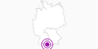 Unterkunft Ferienwohung Glockenblume im Allgäu: Position auf der Karte