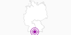 Accommodation Pension Mönchklause in the Allgäu: Position on map