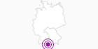 Accommodation Alp-Chalet in the Allgäu: Position on map