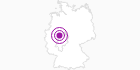 Unterkunft Gruppenpension Das Orange Schaf Sauerland Hessen: Position auf der Karte