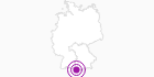 Accommodation Landhaus Math in the Allgäu: Position on map