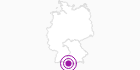 Accommodation Pension Alpenrose in the Allgäu: Position on map