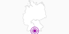Accommodation Pension Zillhalde-Stuben in the Allgäu: Position on map