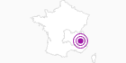 Unterkunft CHALET LES LAUZIERES in Isère: Position auf der Karte