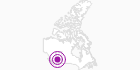 Unterkunft Tonquin Inn in den Canadian Rockies: Position auf der Karte