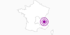 Unterkunft Les Tarins in Isère: Position auf der Karte