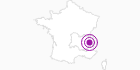 Webcam Chamois d'Or - 1450 m ü.NN. in Isère: Position auf der Karte