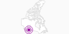 Unterkunft Baker Creek Chalets in den Canadian Rockies: Position auf der Karte