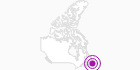 Accommodation Terra Nova Hospitality Home & Cottages in the Newfoundland Central Region: Position on map