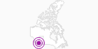 Unterkunft The Hearthstone Lodge in den Canadian Rockies: Position auf der Karte