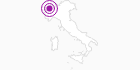 Accommodation Bed and Breakfast Gressoney in the Monte Rosa Region: Position on map