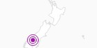 Accommodation Maple Lodge in Central Otago: Position on map