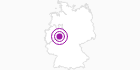 Accommodation Happynest in the Sauerland: Position on map