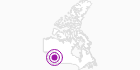 Accommodation Alexander Mackenzie Hotel in the Northern British Columbia: Position on map