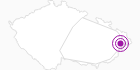 Unterkunft Penzion UAX Tschechische Karpaten: Position auf der Karte