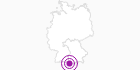 Accommodation Gästehaus Math in the Allgäu: Position on map
