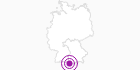 Unterkunft Ferienwohnungen Rubyn-Ess im Allgäu: Position auf der Karte