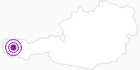 Unterkunft Pension Ahorn am Arlberg: Position auf der Karte