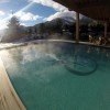 Heated Swimming pool with view on Italian mountains the DOlomiti