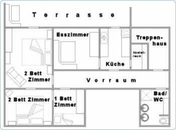 layout apartment no 1