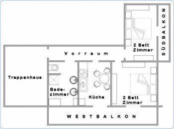 layout apartment no 2