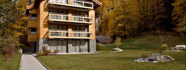 Outside of the Chalet in Autumn