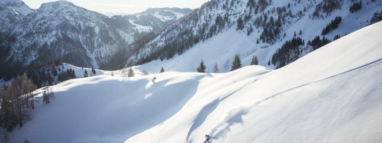 Freeride skiing Saalbach Hinterglemm