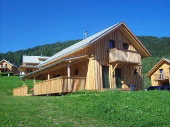 The chalet in the summer