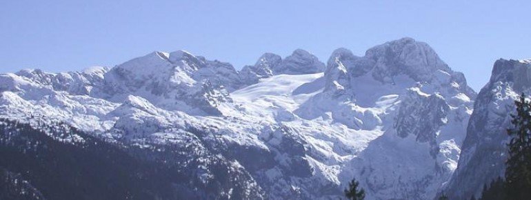 Dachstein with Gosau-glacier